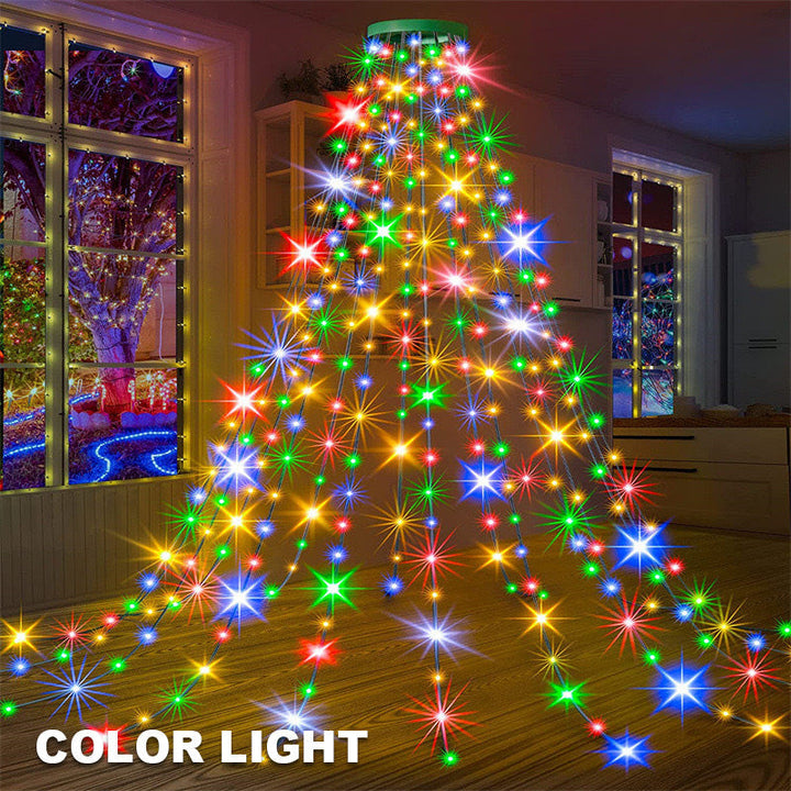 Corenne - LED Cascading Christmas Tree Lights
