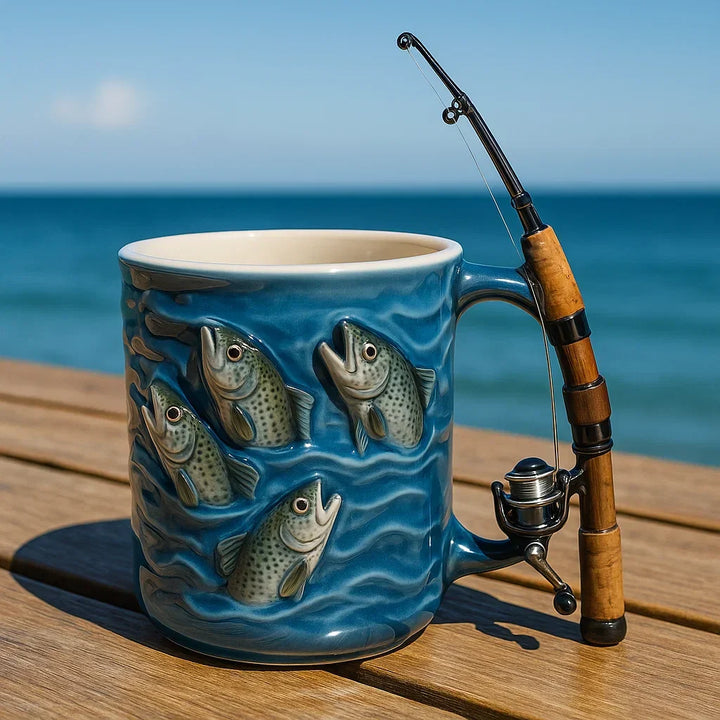 Aedric - 3D Fish Ceramic Coffee Mug