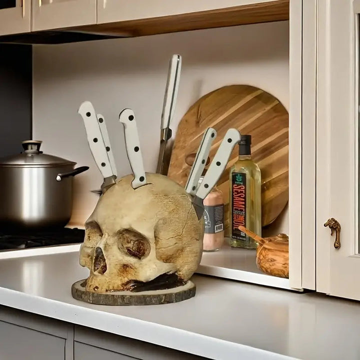 Ardel - Skull Knife Holder Stand