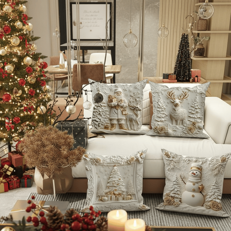 Jeslynn - Christmas Sofa Pillow Cases