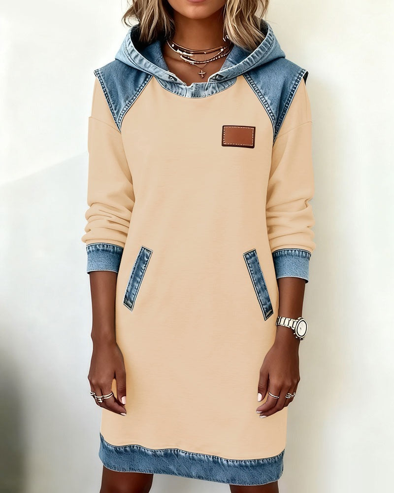 Erelia - Stylish Casual Hoodie Dress