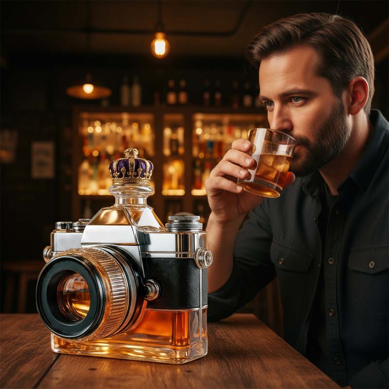 Arvenik - Camera Glass Decanter