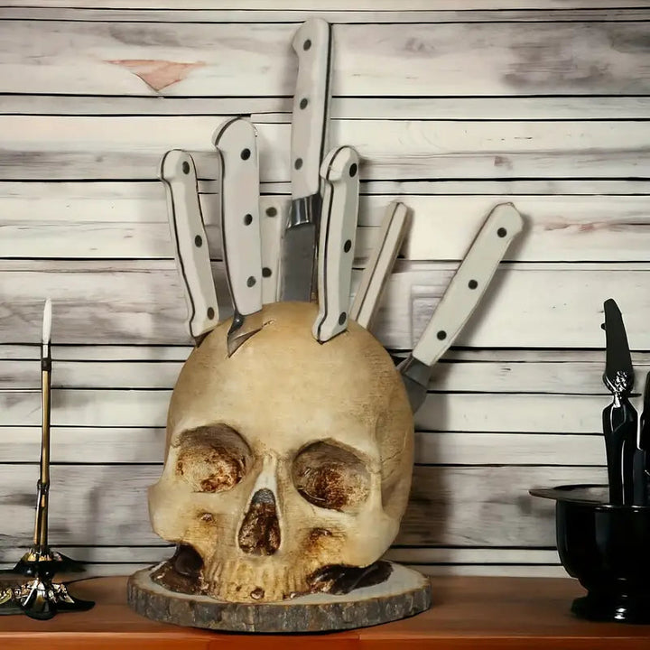 Ardel - Skull Knife Holder Stand
