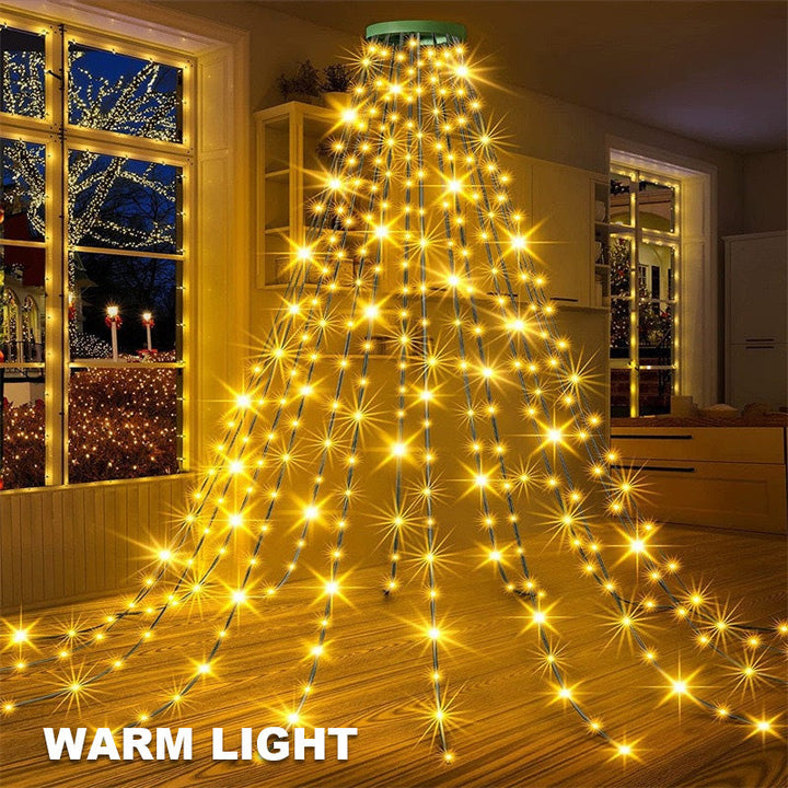 Corenne - LED Cascading Christmas Tree Lights