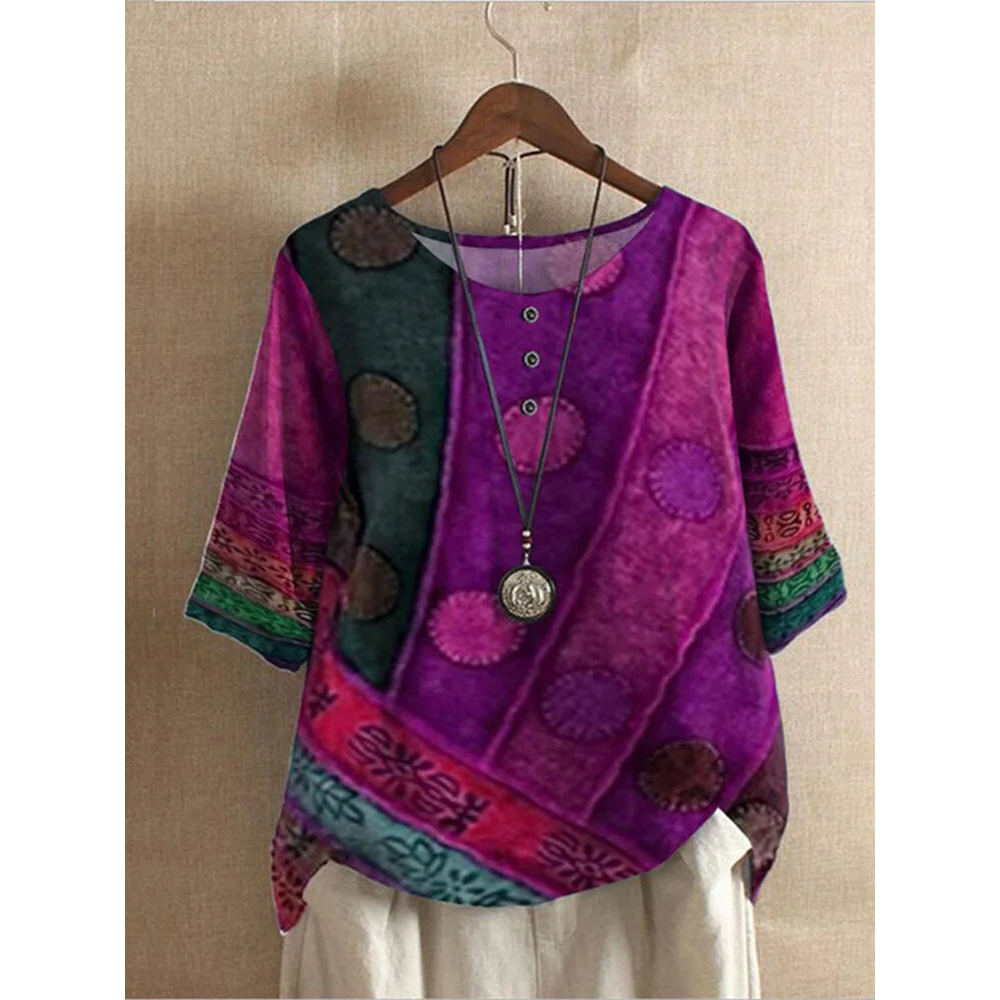 Taelyn - Elegant Casual Bohemian Blouse