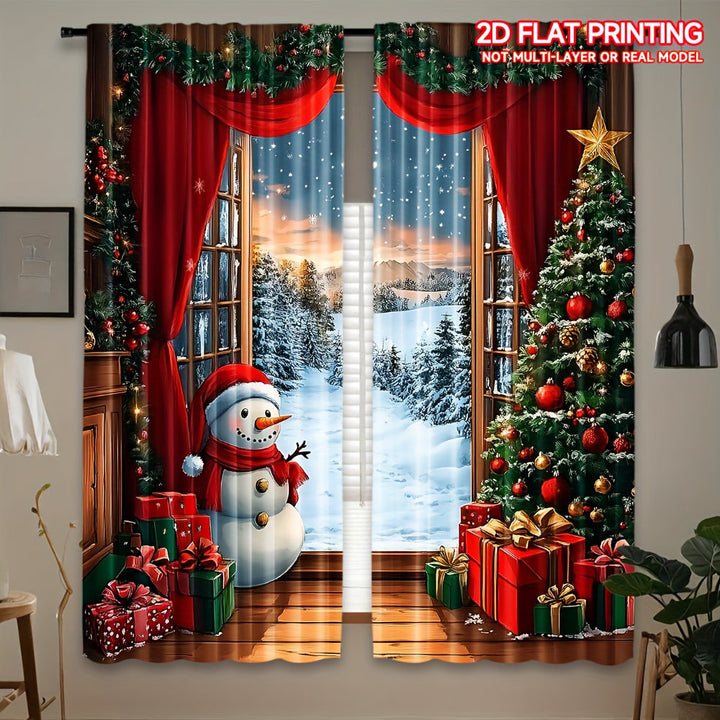 Aurielyn - Christmas Decorative Curtain