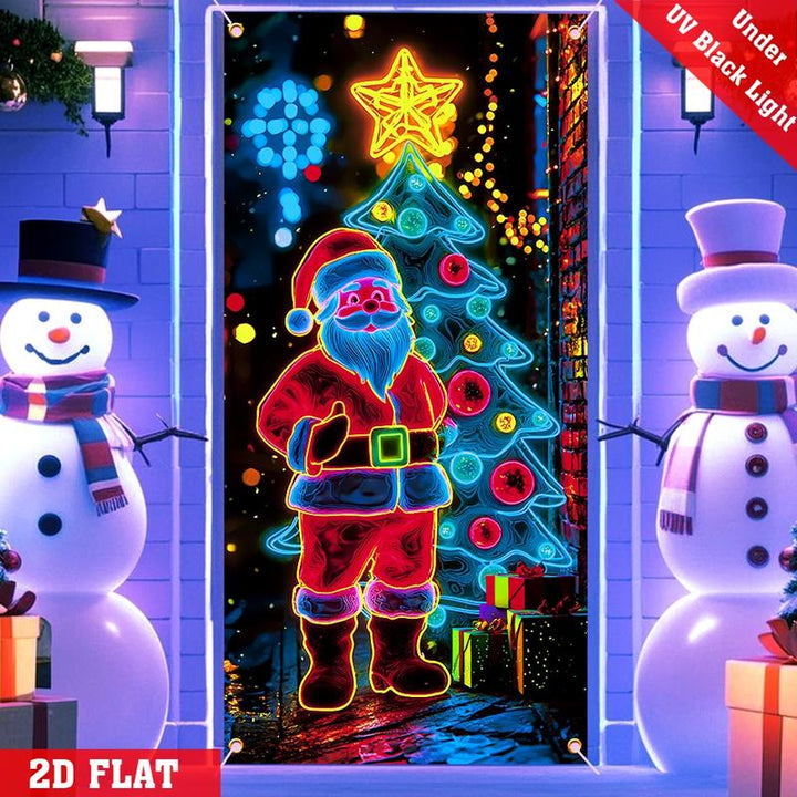 Caroline - Christmas Neon Door Banner