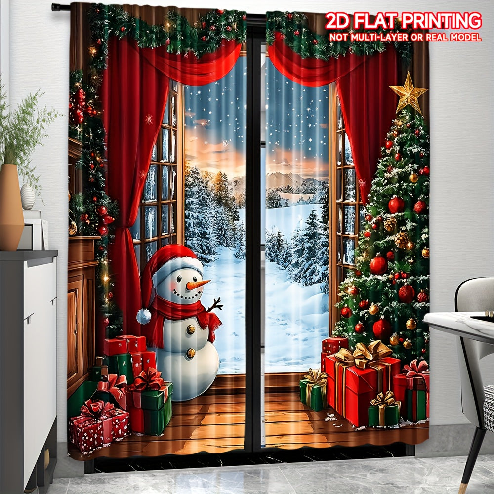 Aurielyn - Christmas Decorative Curtain