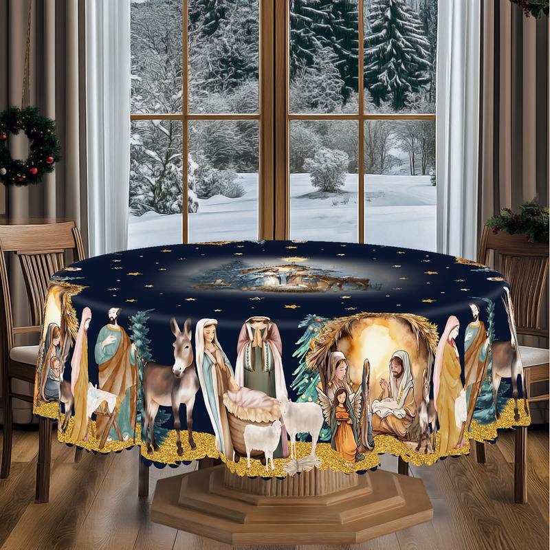 Isanisse - Christmas Decorative Tablecloth