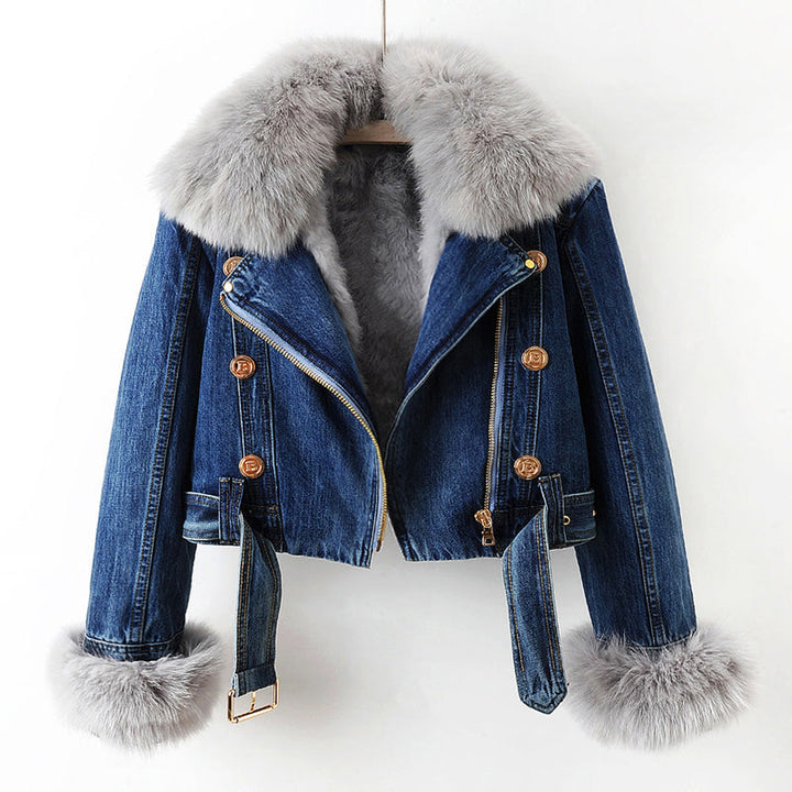 Fayana - Stylish Casual Denim Coat