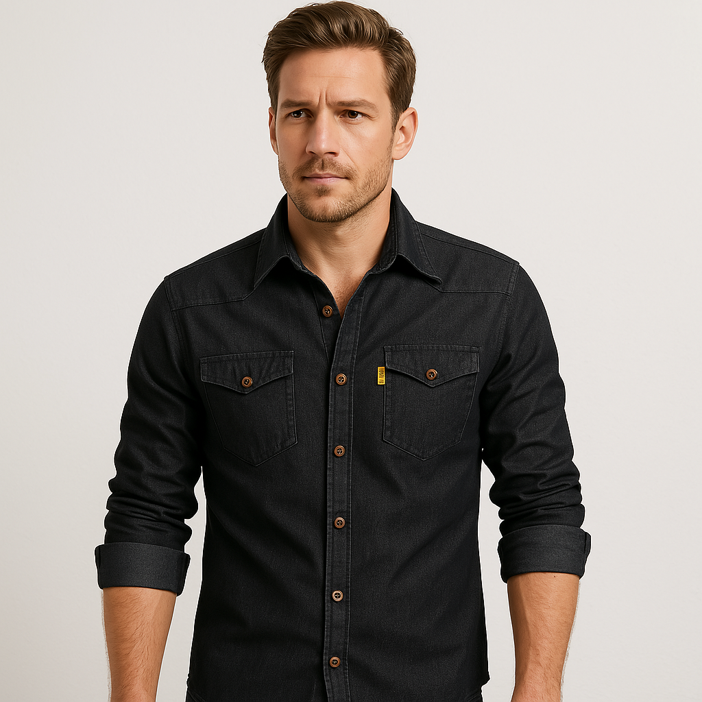 Carven - Stylish Casual Denim Shirt
