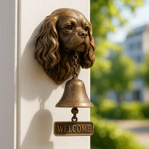 Severian - Antique Dog Welcome Bell