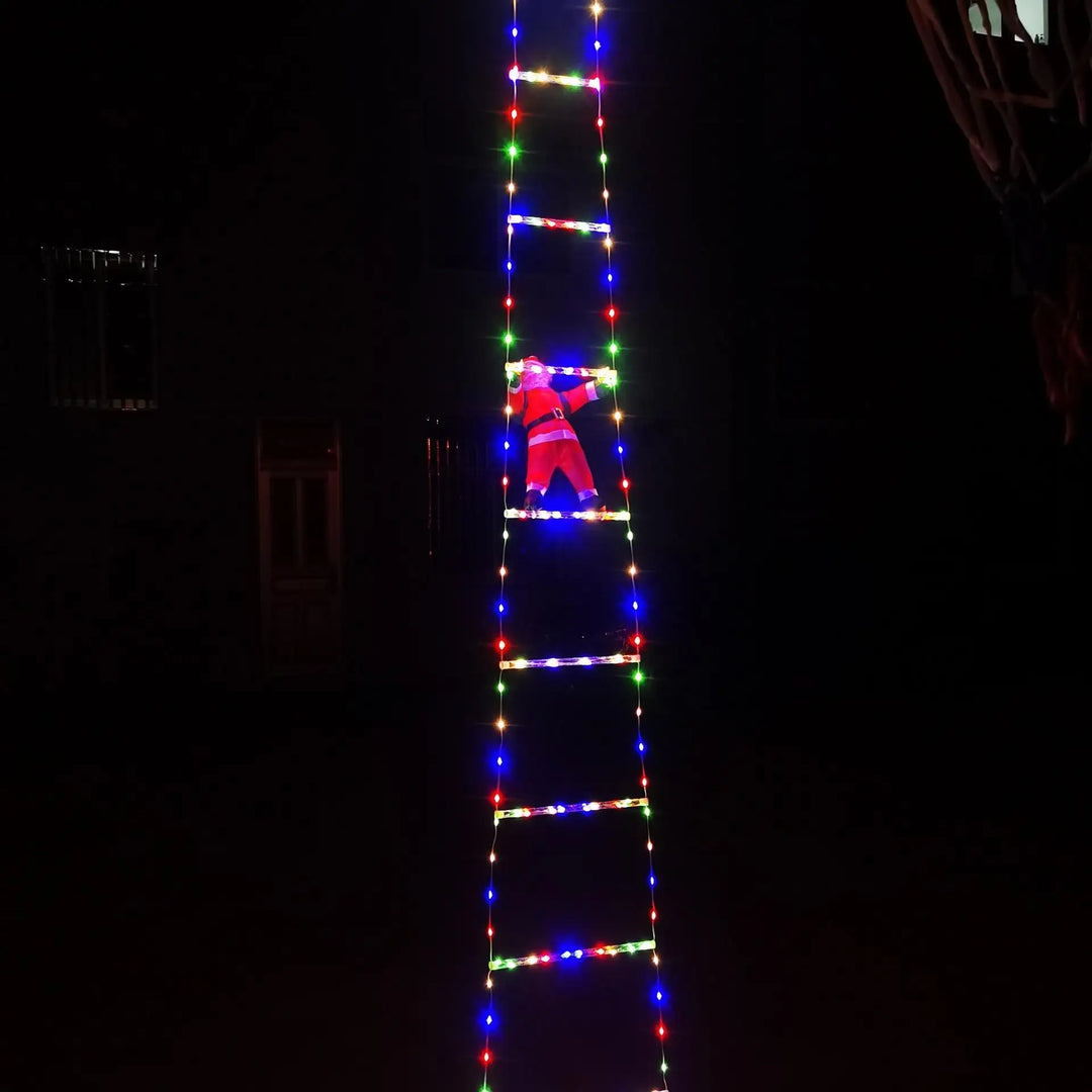 Clorissa - LED Santa Ladder Lights