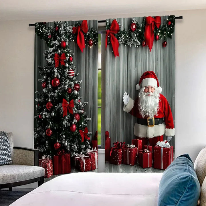 Anirae - Christmas Decorative Curtain