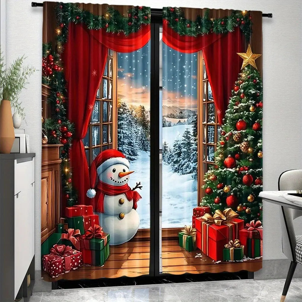 Arleth - Christmas Decorative Curtain