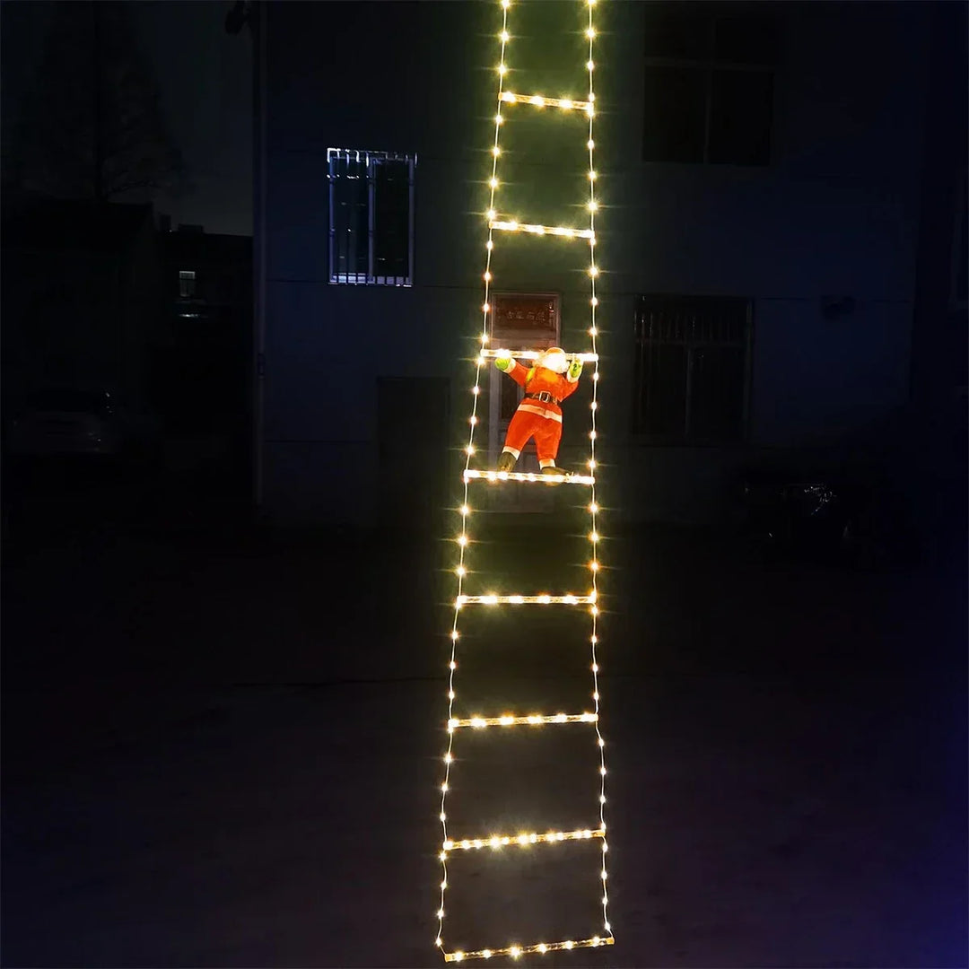 Clorissa - LED Santa Ladder Lights