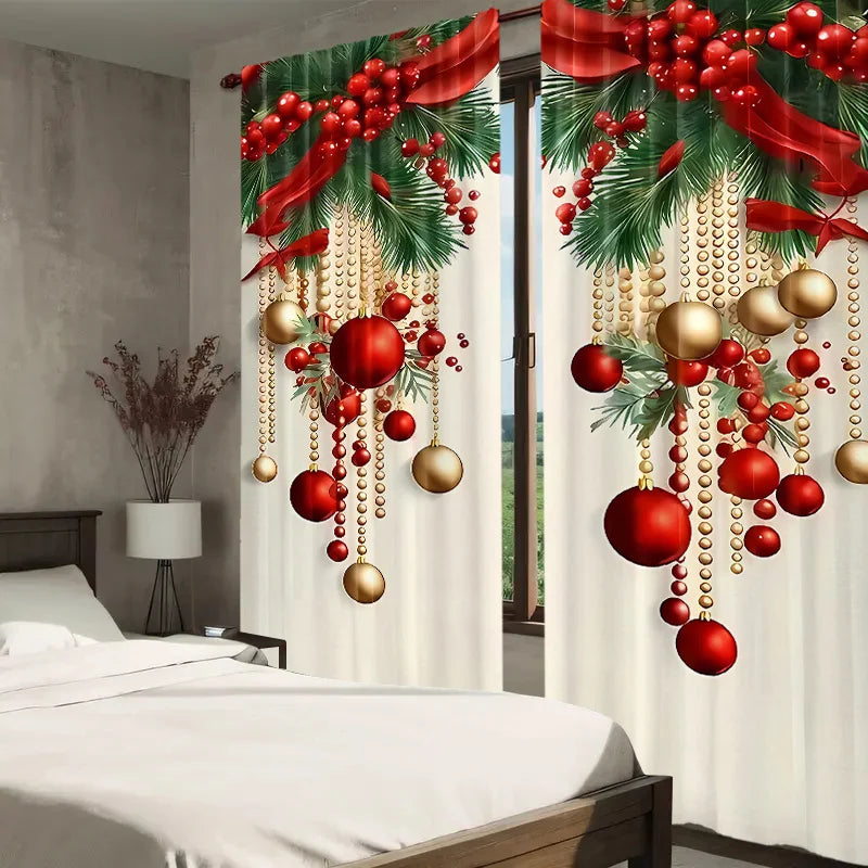 Ashvina - Christmas Decorative Curtain