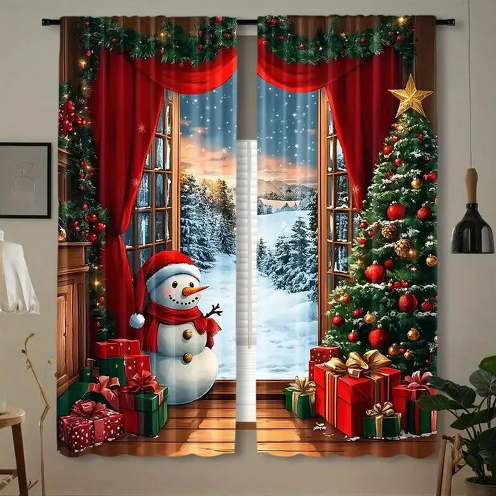 Arleth - Christmas Decorative Curtain