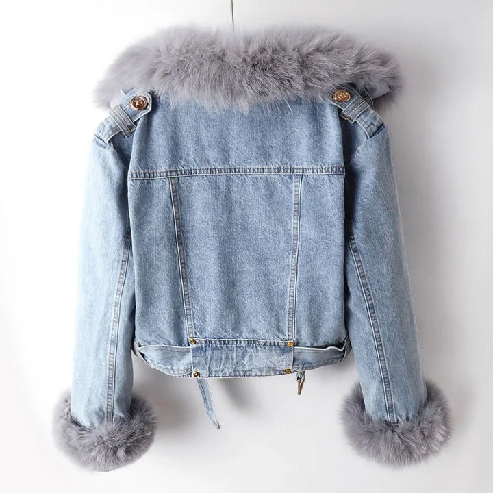 Fayana - Stylish Casual Denim Coat