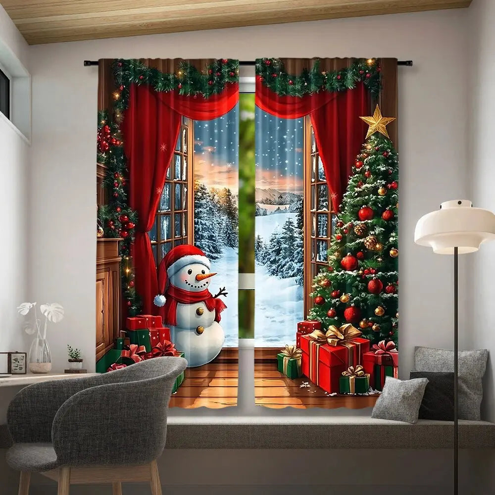 Arleth - Christmas Decorative Curtain