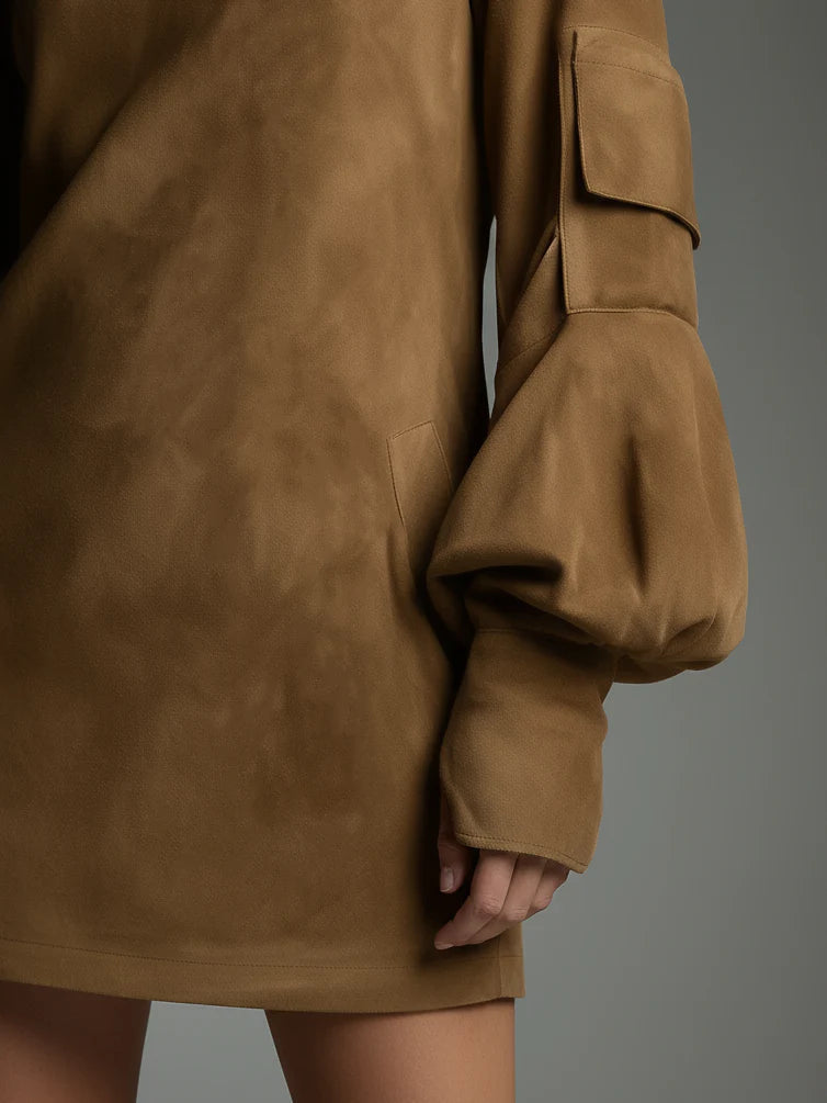 Delphira -  Stylish Casual Mini Dress