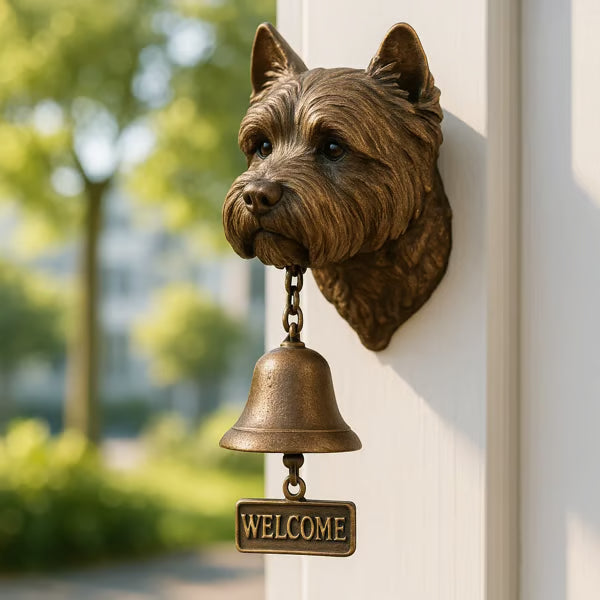 Severian - Antique Dog Welcome Bell