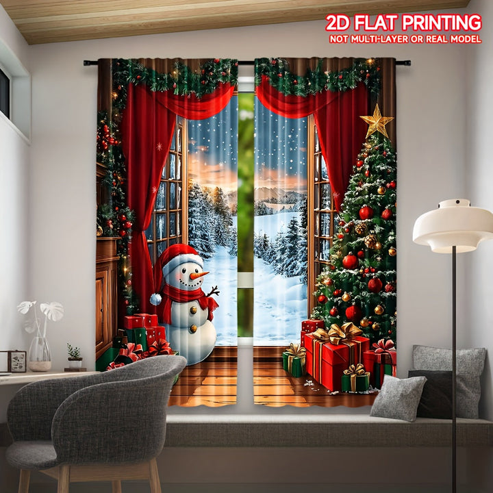 Aurielyn - Christmas Decorative Curtain