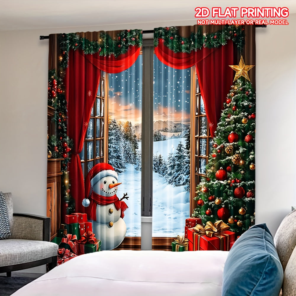 Aurielyn - Christmas Decorative Curtain