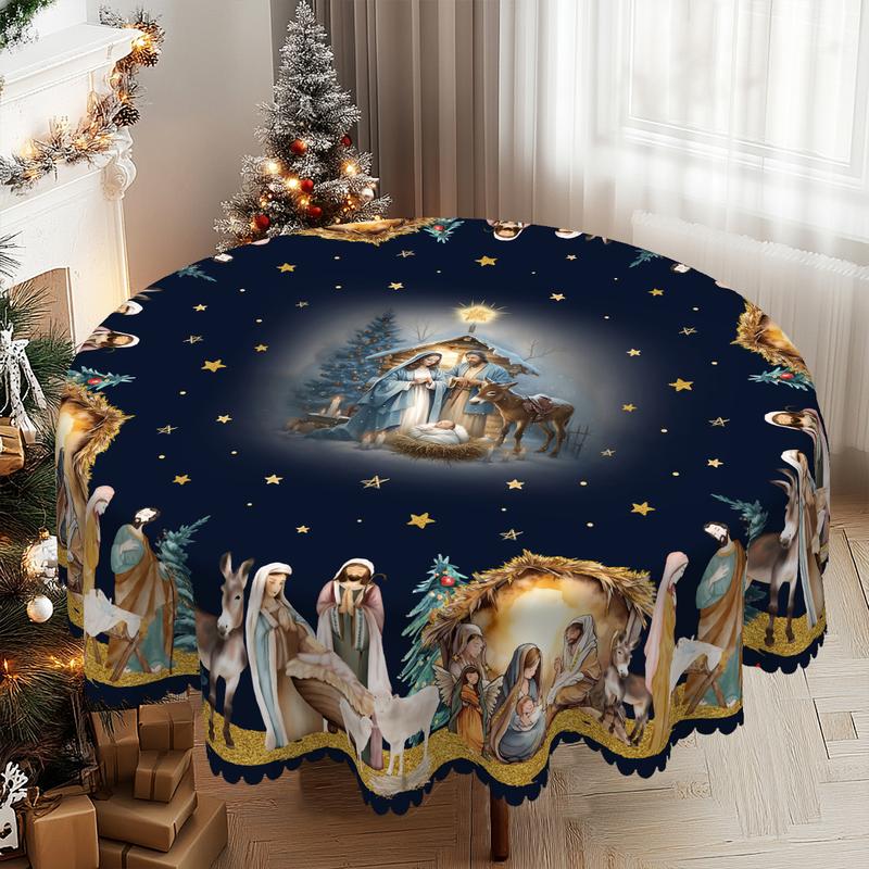 Isanisse - Christmas Decorative Tablecloth