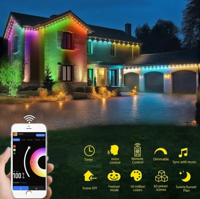 Leah - RGB LED Exterior Lighting