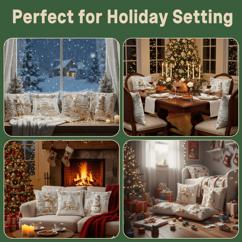 Jeslynn - Christmas Sofa Pillow Cases