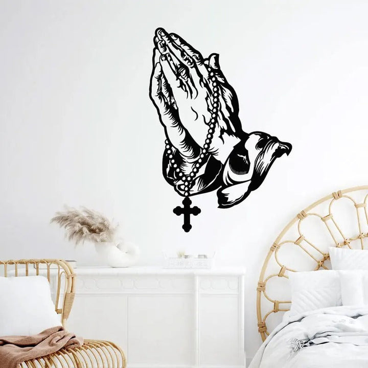 Orantis – Decorative wall sticker “Hands in prayer”
