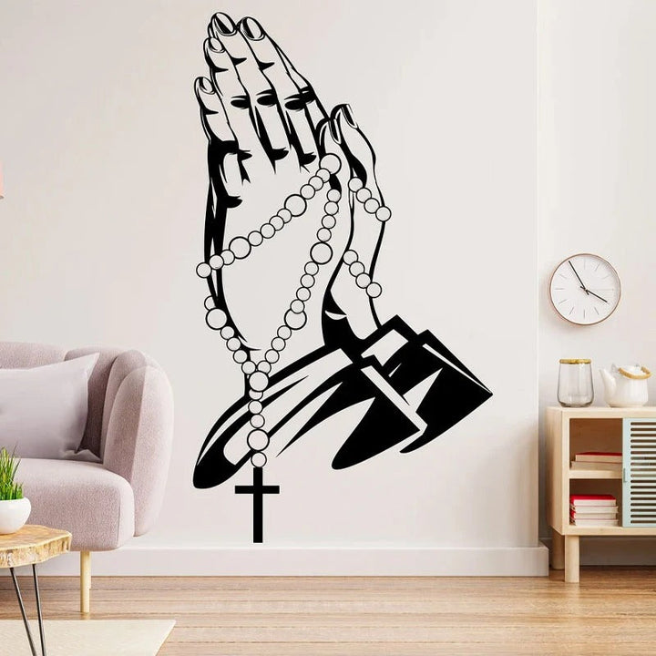 Orantis – Decorative wall sticker “Hands in prayer”
