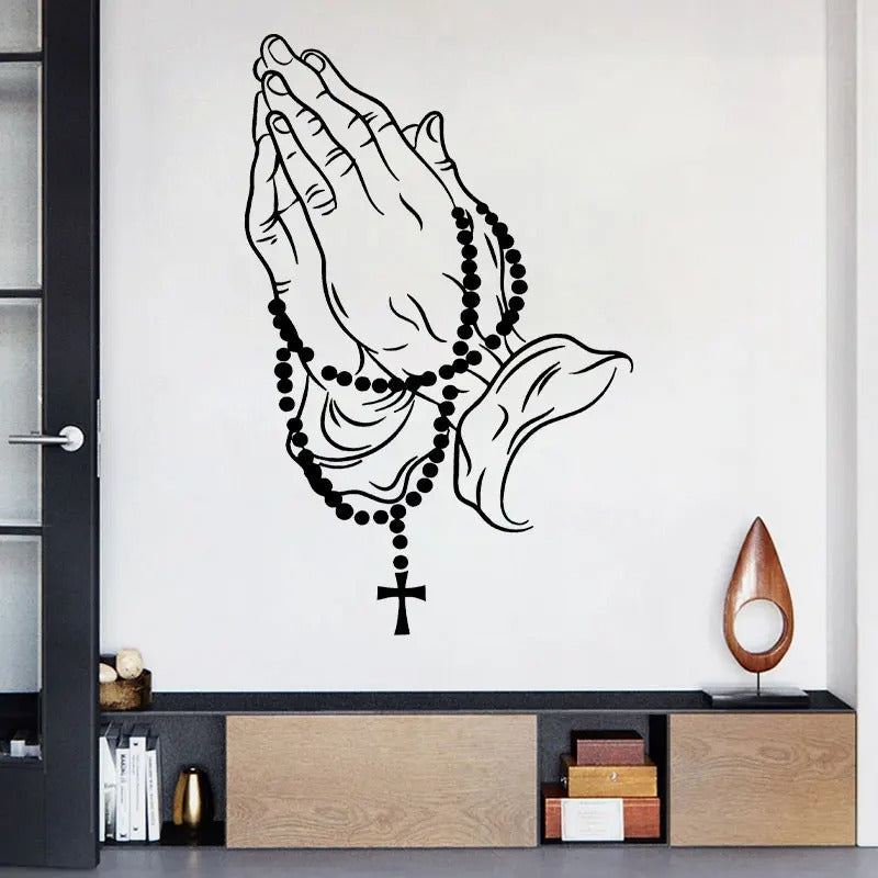 Orantis – Decorative wall sticker “Hands in prayer”