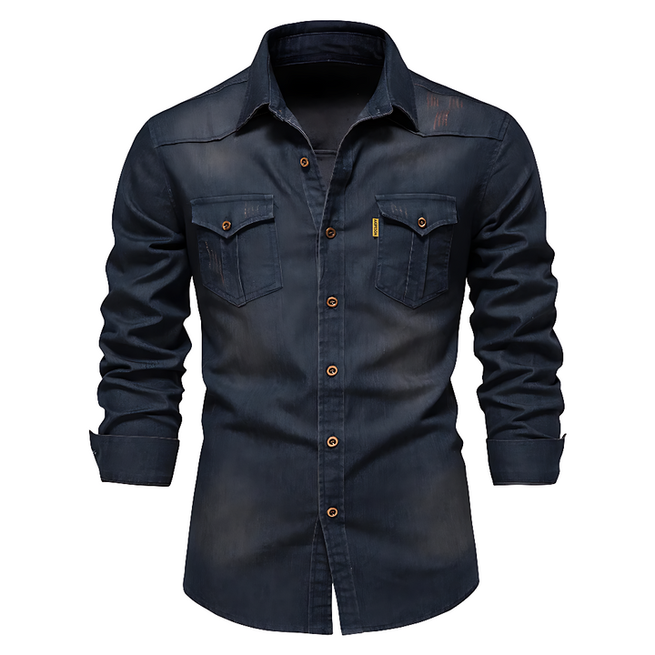 Carven - Stylish Casual Denim Shirt