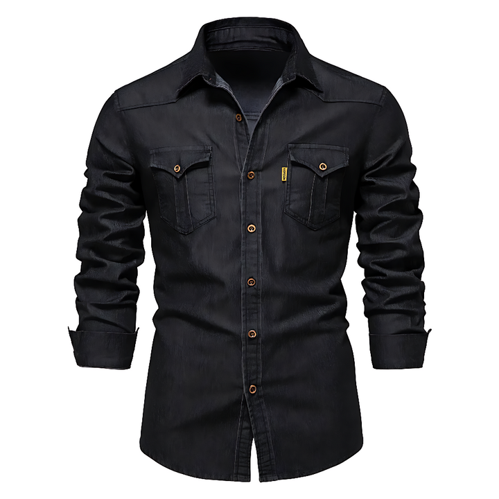 Carven - Stylish Casual Denim Shirt